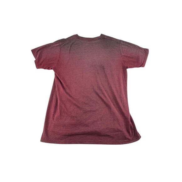 Marvel Deadpool Graphic T-Shirt Heather Red Crew Neck Short Sleeve Adult Size L - Picture 3 of 11